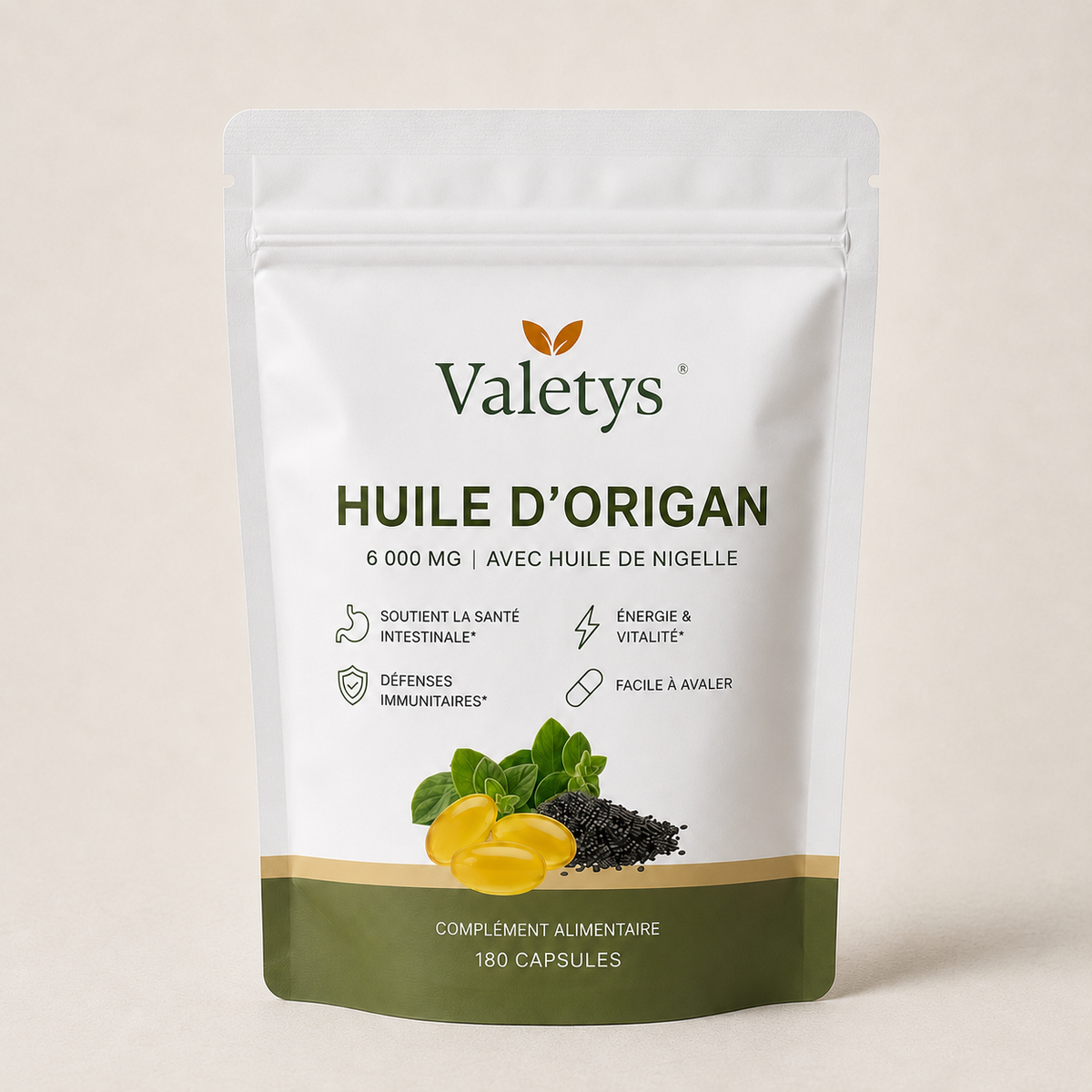 Huile d'Origan en Capsules