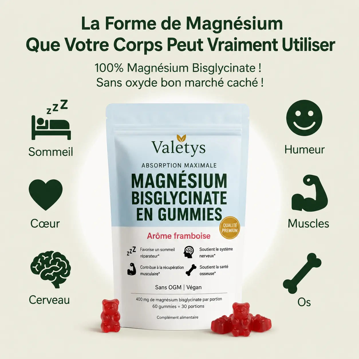 Valetys Nuit — Cure Magnésium Gummies